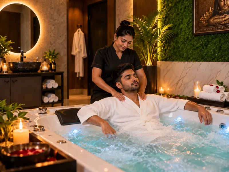 VIP Jacuzzi Massage at Velvet The Spa
